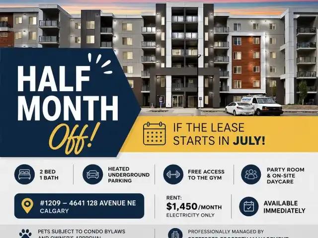2 Bedroom Condo Calgary AB 104182812