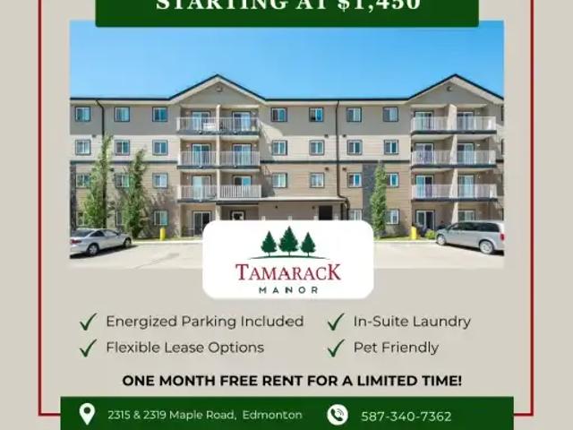 2 Bedroom Apartment Edmonton AB 102203461