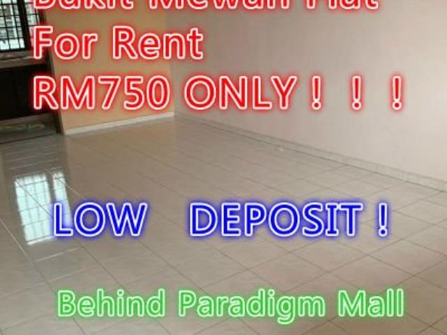 2 Bedroom Apartment for rent in Taman Bukit Mewah, Johor