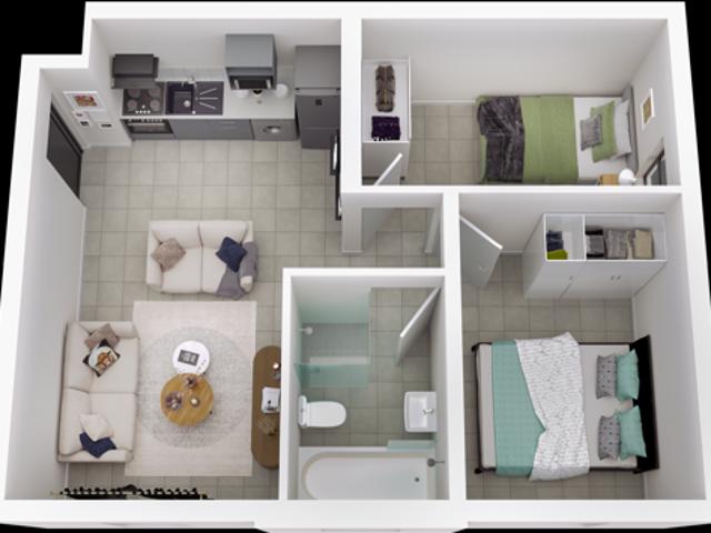 2 Bedroom Apartment in Rivergate