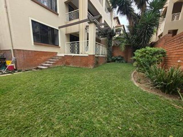 2 bedroom garden apartment for rent.