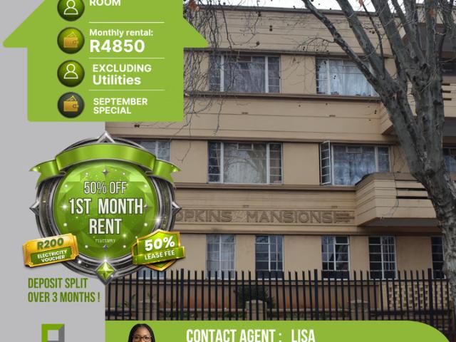 2 Bedroom Flat To Let in Yeoville