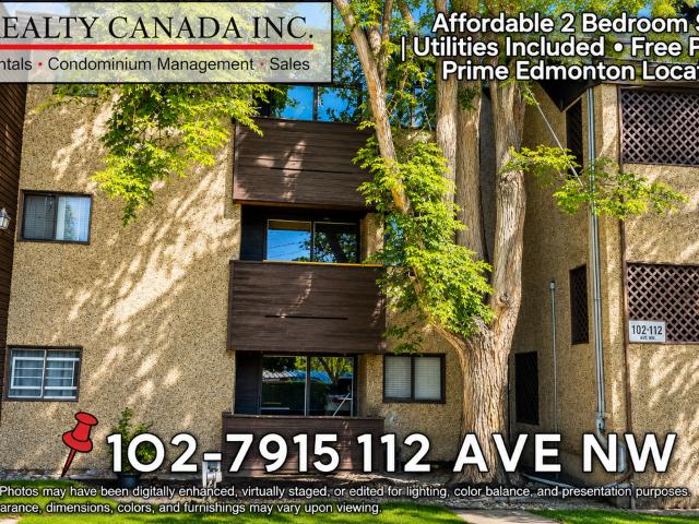2 Bedroom Home for Rent at 7915 102 7915 112 Ave Nw, Edmonton, AB T5B 0E7 Cromdale