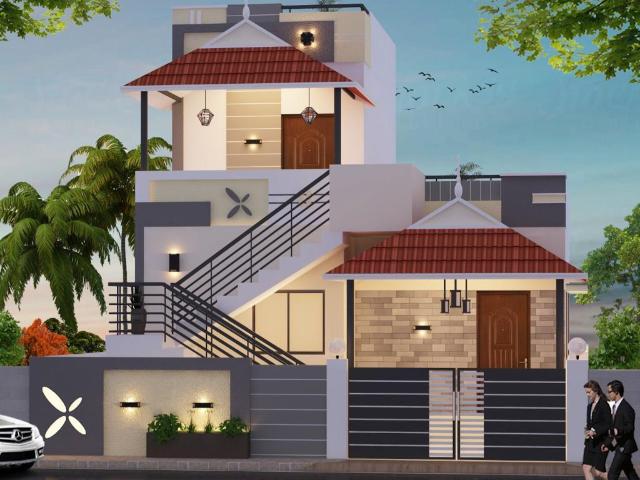 2 Bedroom Independent House for sale in Ondipudur, Coimbatore P74092