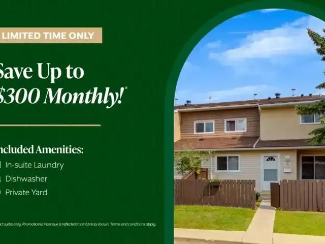 2 Bedroom Townhouse Edmonton AB 103878544