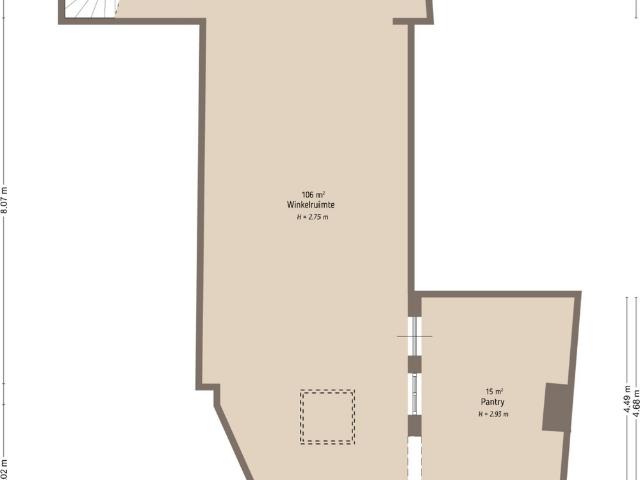 2 bedrooms tussenwoning Surface Area: 232m2
