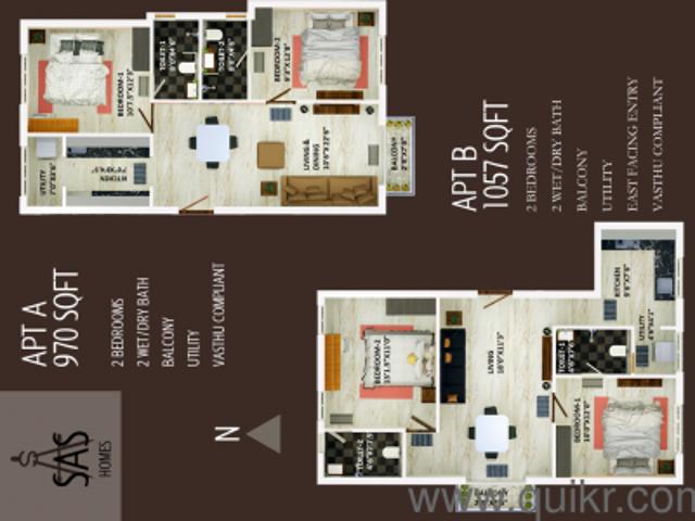 2 BHK 1057 Sq. Ft Apartment for Sale in Medavakkam, Chennai