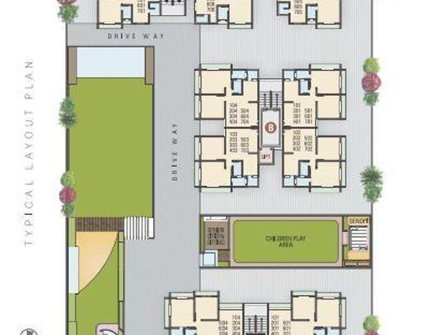 2 BHK 1188 Sq. Ft Apartment for Sale in Chandkheda, Ahmedabad
