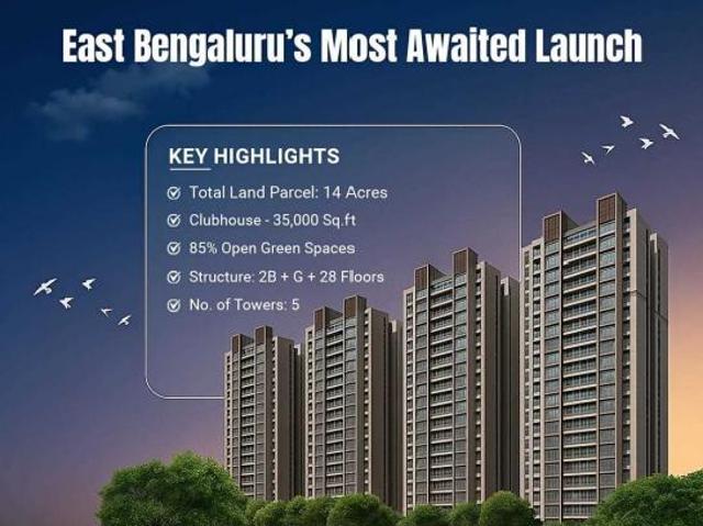 2 BHK 1200 Sq. Ft Apartment for Sale in Hoskote, Bangalore