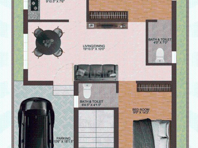 2 BHK Villa in Vengaivasal for resale Chennai. The reference number is 20892236