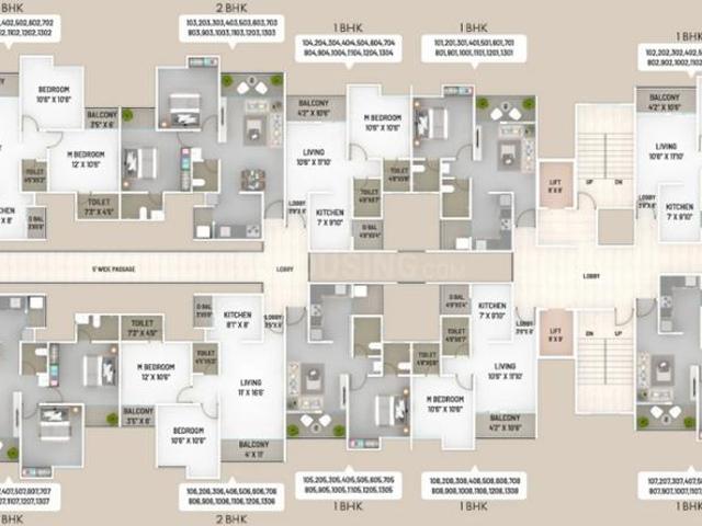 2 BHK Apartment in Chikhali for resale Pune. The reference number is 19594319