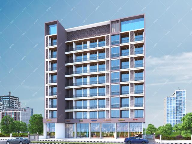 2 BHK Apartment in Airoli for resale Navi Mumbai. The reference number is 19755128