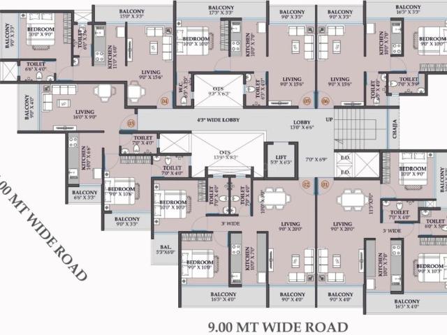 2 BHK Apartment in Airoli for resale Navi Mumbai. The reference number is 21013624