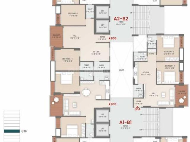 2 BHK Apartment in Althan for resale Surat. The reference number is 20716447