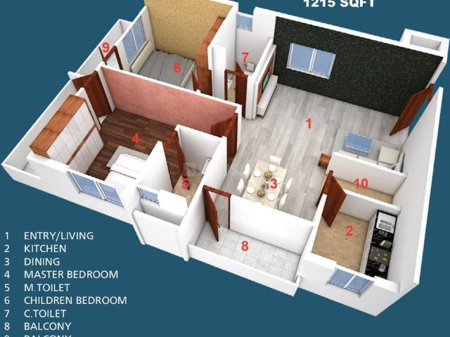 2 BHK Apartment in Bongloor for resale Hyderabad. The reference number is 17573929