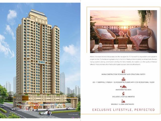 2 BHK Apartment in Bhayandar East for resale Mira Bhayandar. The reference number is 19235405