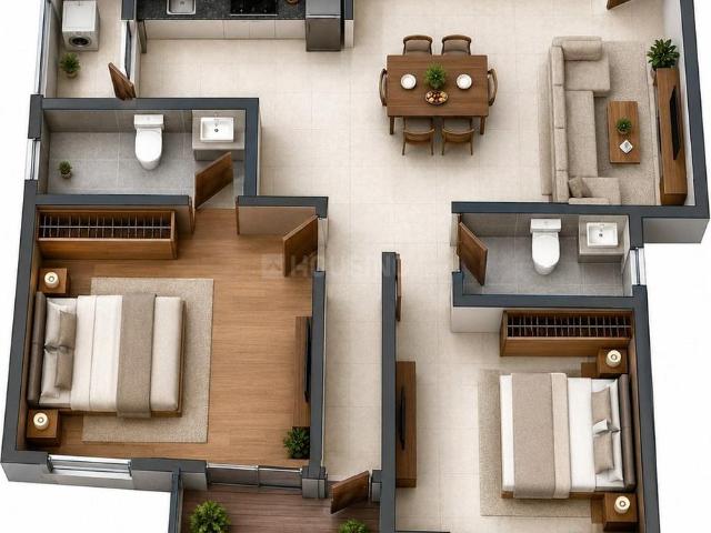 2 BHK Apartment in Bhopani for resale Faridabad. The reference number is 20917433