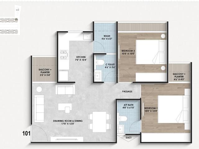 2 BHK Apartment in Ghuma for resale Ahmedabad. The reference number is 19937511