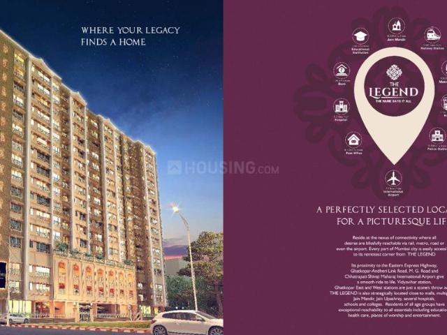2 BHK Apartment in Ghatkopar East for resale Mumbai. The reference number is 20351922