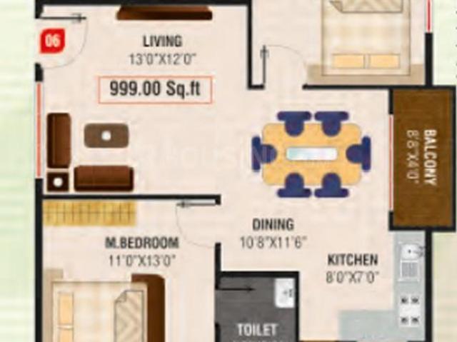2 BHK Apartment in K R Puram for resale Bangalore East. The reference number is 12676792