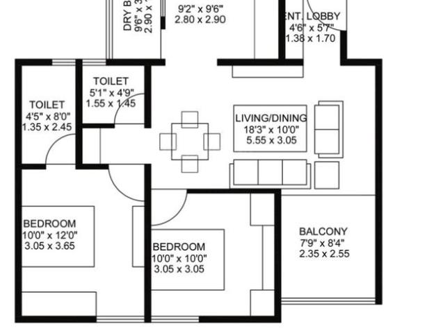 2 BHK Apartment in Kothrud for resale Pune. The reference number is 16375840