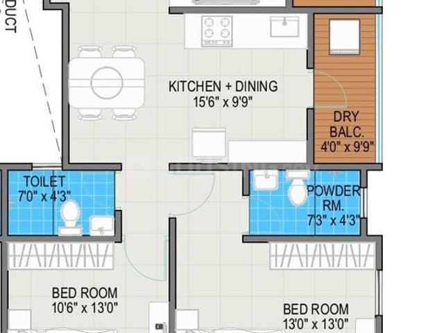 2 BHK Apartment in Kothrud for resale Pune. The reference number is 18929750