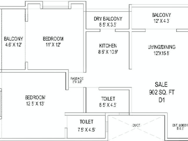 2 BHK Apartment in Kothrud for resale Pune. The reference number is 19922497
