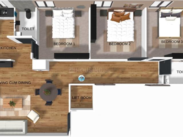 2 BHK Apartment in Kolathur for resale Chennai North. The reference number is 16850865