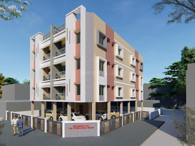 2 BHK Apartment in Kalikapur, EM Bypass for resale Kolkata. The reference number is 16911920