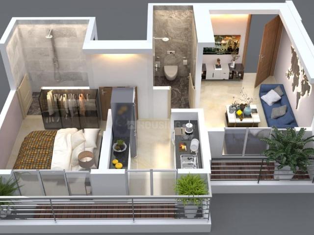 2 BHK Apartment in Kalyan East for resale Kalyan. The reference number is 20810521