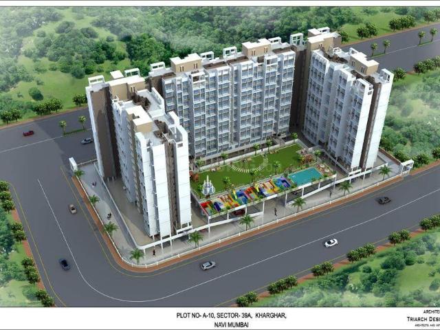 2 BHK Apartment in Kharghar for resale Navi Mumbai. The reference number is 13992535
