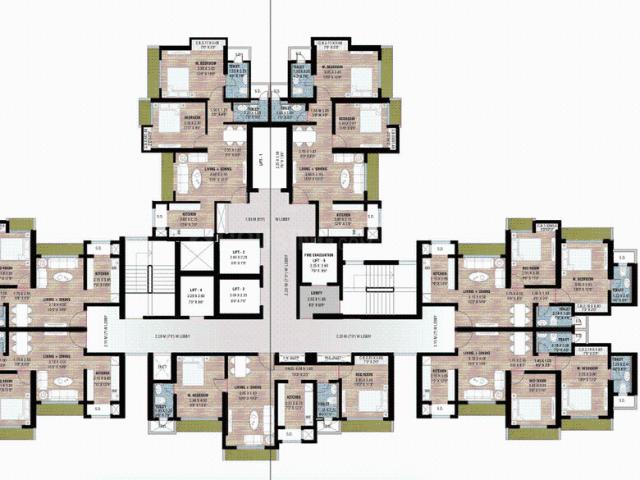 2 BHK Apartment in Hiranandani Estate for resale Thane. The reference number is 18763254