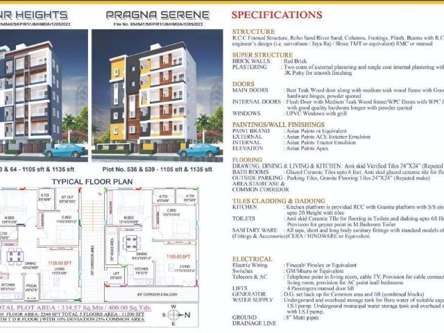 2 BHK Apartment in Isnapur for resale Sangareddy. The reference number is 18388972