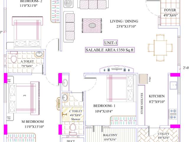 2 BHK Apartment in JP Nagar for resale South Bangalore. The reference number is 14848256