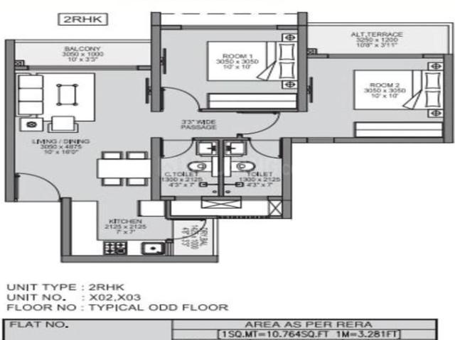 2 BHK Apartment in Mamurdi for resale Pune. The reference number is 13769313