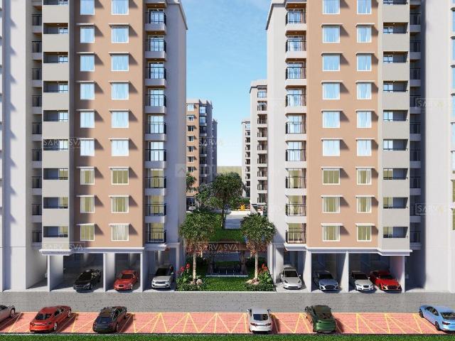 2 BHK Apartment in Mihan for resale Nagpur. The reference number is 20333116