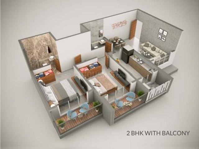 2 BHK Apartment in Mira Road East for resale Mira Bhayandar. The reference number is 20213558