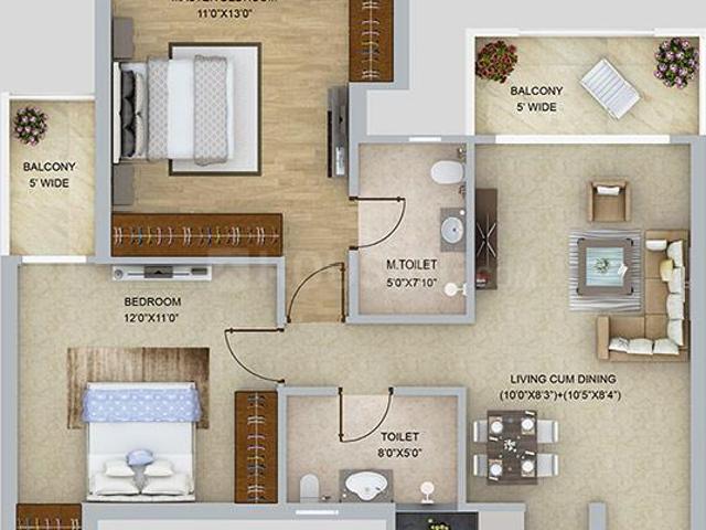 2 BHK Apartment in Noida Extension for resale Greater Noida. The reference number is 20472159