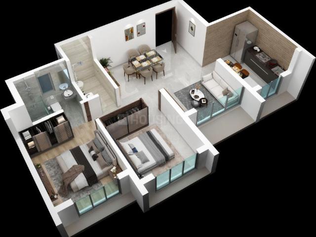 2 BHK Apartment in Naigaon West for resale Naigaon. The reference number is 20465885