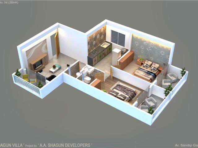 2 BHK Apartment in Neral for resale Thane. The reference number is 19246983