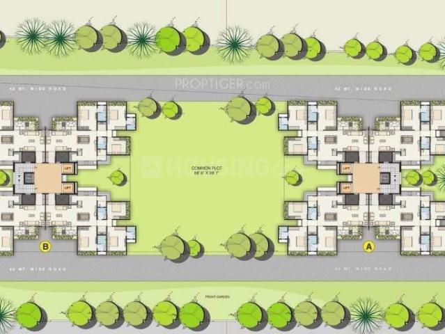 2 BHK Apartment in South Bopal for rent Ahmedabad. The reference number is 19860822