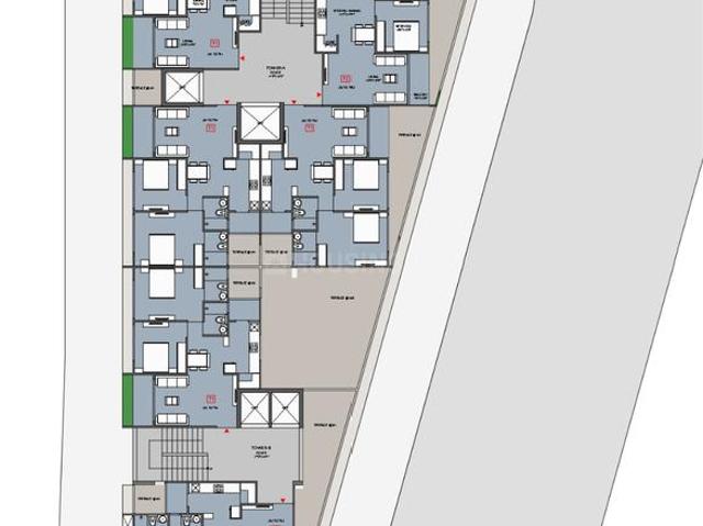 2 BHK Apartment in South Bopal for resale Ahmedabad. The reference number is 18680930