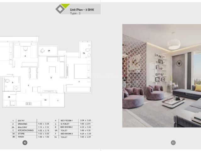 2 BHK Apartment in South Bopal for resale Ahmedabad. The reference number is 19039050