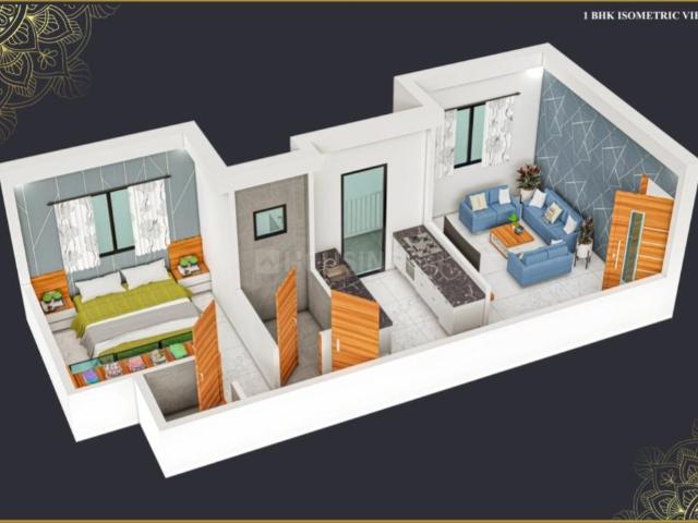 2 BHK Apartment in Satpur for resale Nashik. The reference number is 20984875