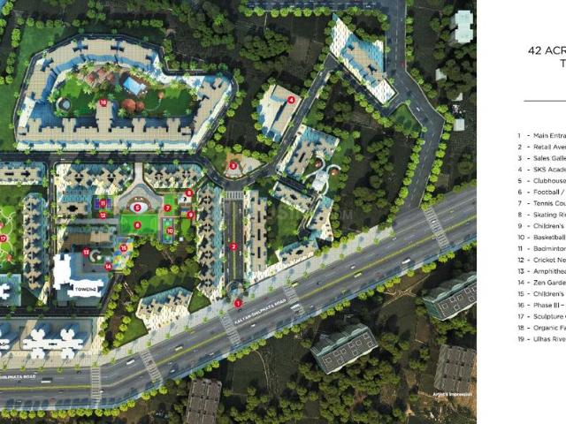 2 BHK Apartment in Sagarli Gaon for resale Thane. The reference number is 16956151