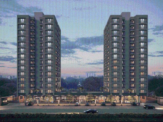 2 BHK Apartment in Sargasan for resale Gandhinagar. The reference number is 20038987