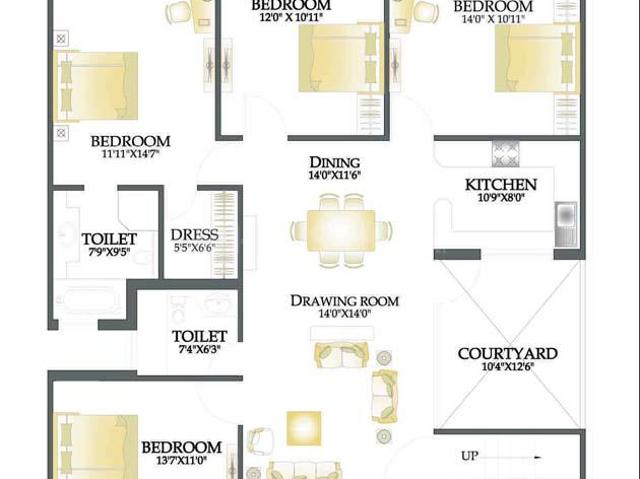 2 BHK Apartment in Sector 76 for resale Faridabad. The reference number is 16402635