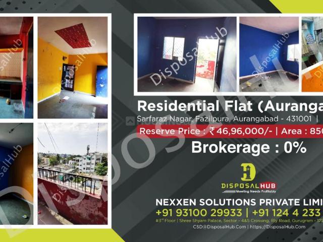2 BHK Apartment in Shah Bazar for resale Aurangabad. The reference number is 14930631