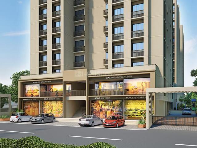 2 BHK Apartment in Shela for rent Ahmedabad. The reference number is 19128981