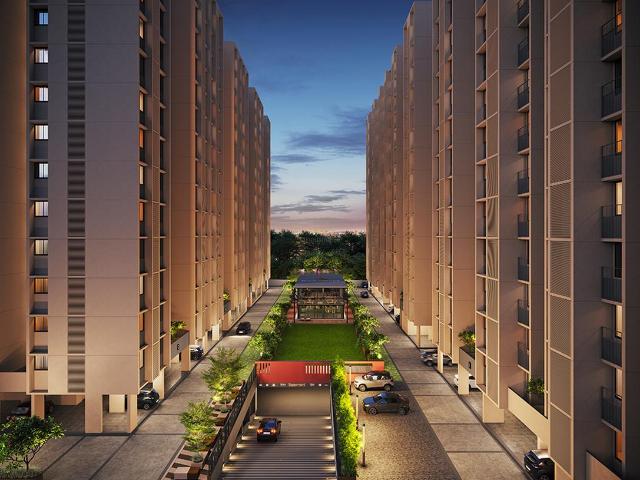2 BHK Apartment in Shela for resale Ahmedabad. The reference number is 11121129